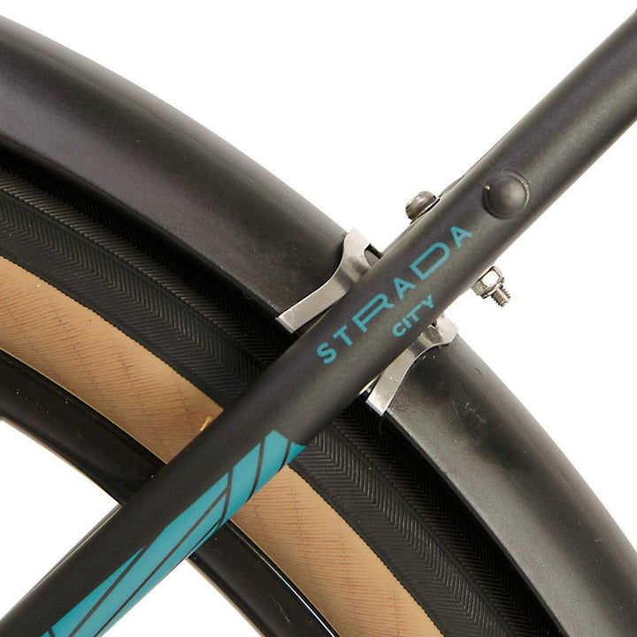 Raleigh Strada City Open Frame Hybrid Bike - Blue - Towsure