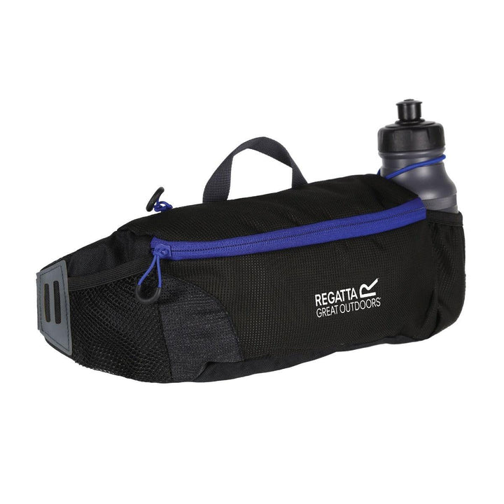 Regatta Blackfell III Bottle Hip Pack - Black/Surf Spray - Towsure