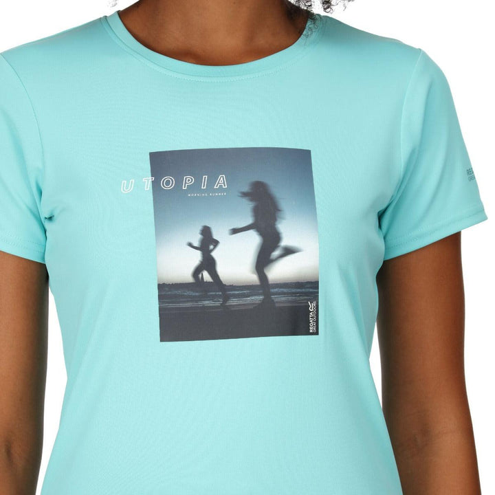 Regatta Fingal VII Womens' T-Shirt - Amazonite - Towsure