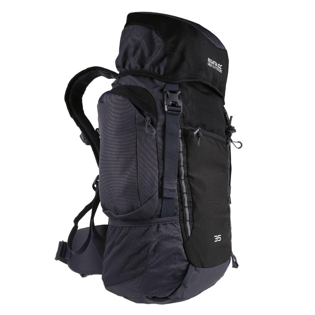 Regatta Highton 35 Litre Hiking Rucksack - Black Ebony - Towsure