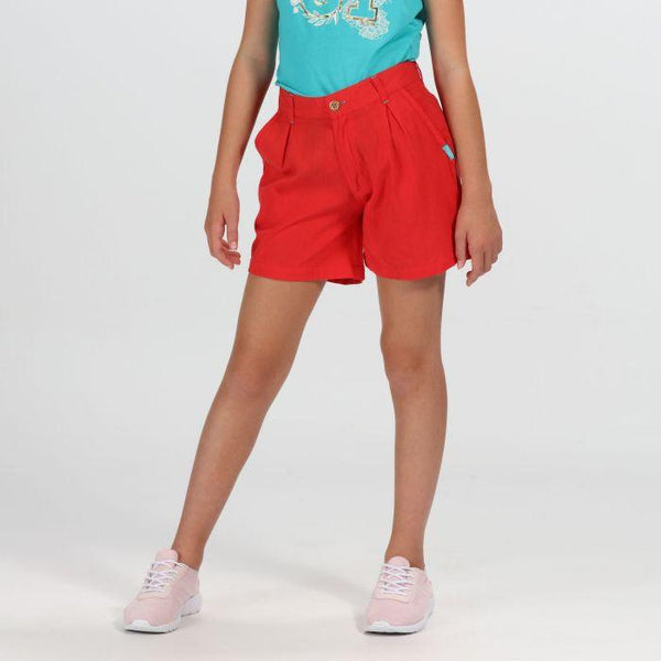 Regatta Kids' Damita Casual Shorts - Coral Blush - Towsure