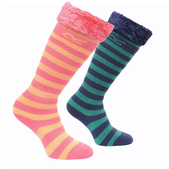 Regatta Kids Fur Collar Wellington Sock