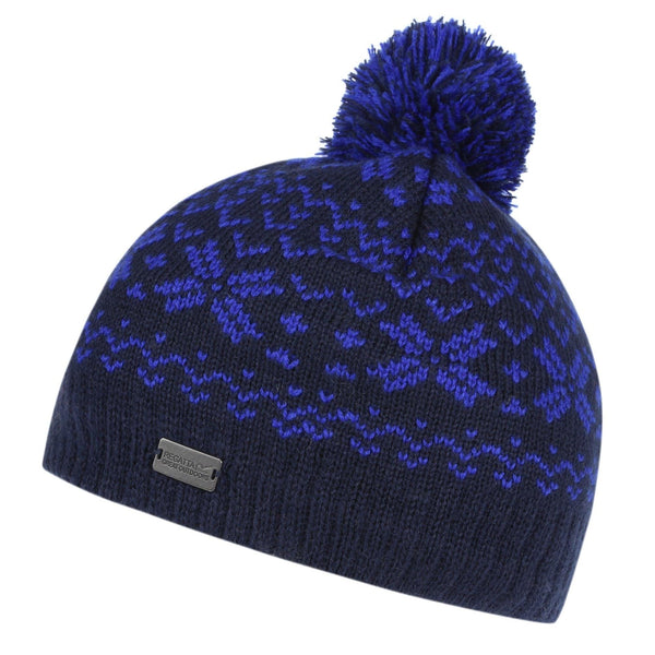 Regatta Kids Snowflake II Hat - Navy - Towsure