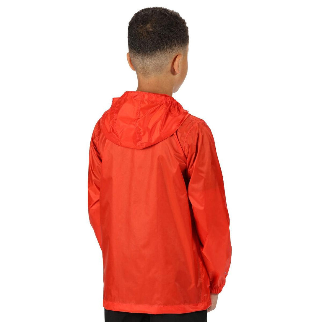 Regatta Kids Waterproof Packaway Pack It Jacket III - Amber Glow - Towsure