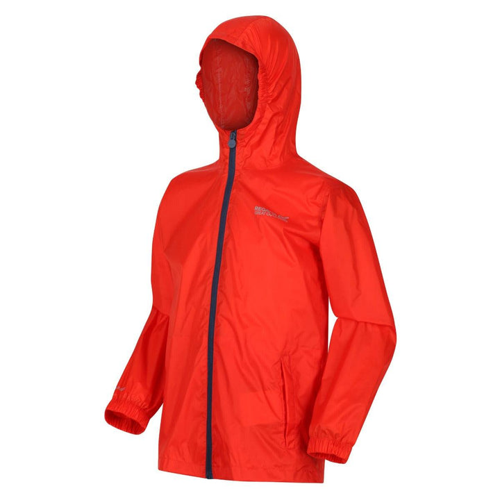 Regatta Kids Waterproof Packaway Pack It Jacket III - Amber Glow - Towsure