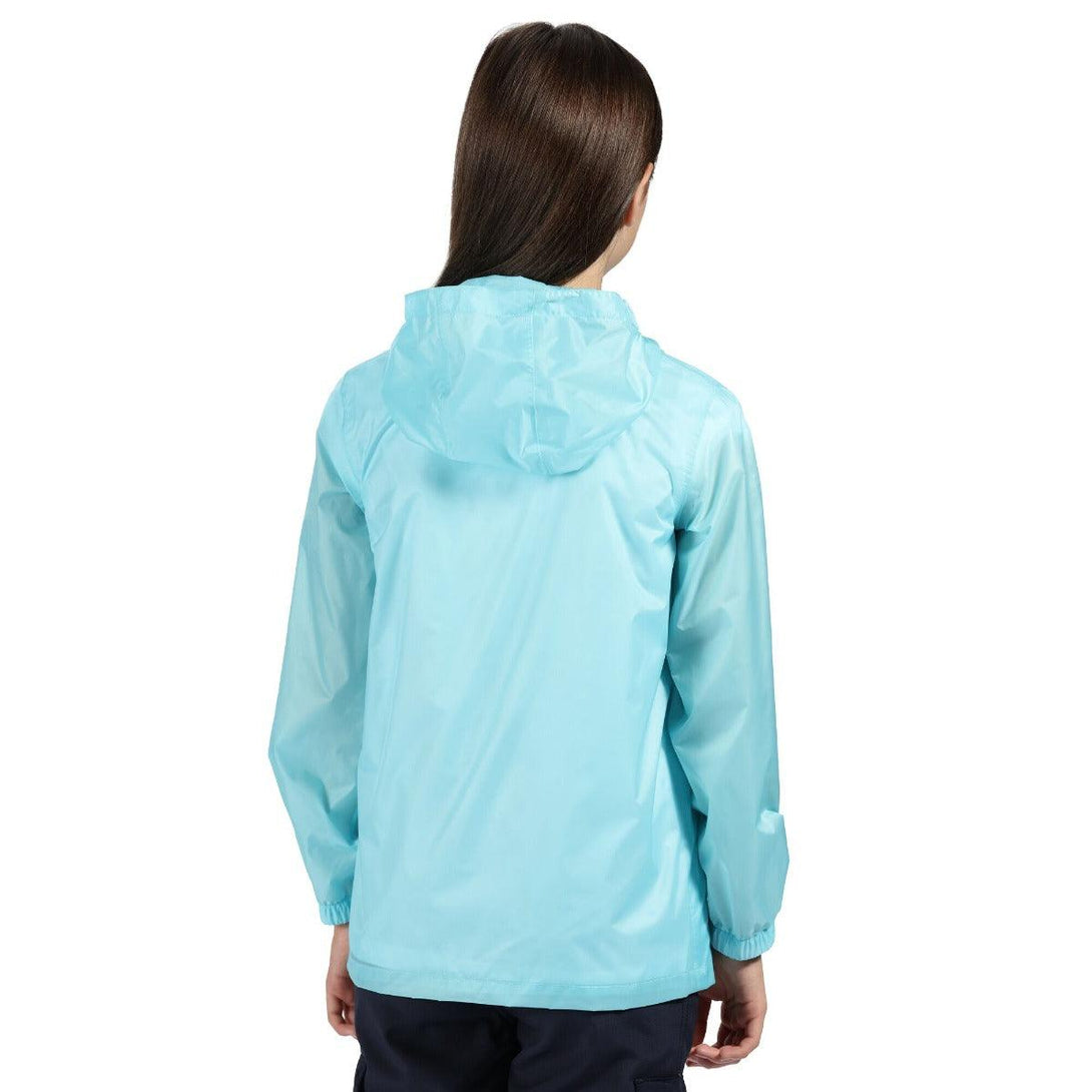 Regatta Kids Waterproof Packaway Pack It Jacket III - Aqua - Towsure