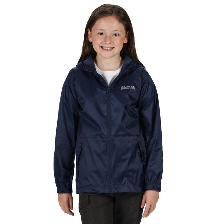 Regatta Kids Waterproof Packaway Pack It Jacket III - Midnight - Towsure