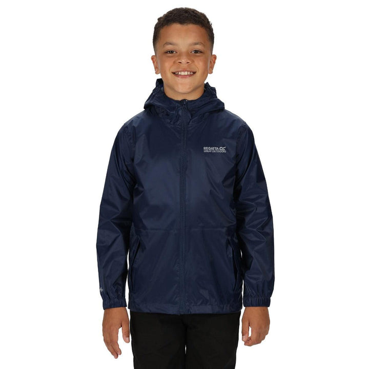 Regatta Kids Waterproof Packaway Pack It Jacket III - Midnight - Towsure