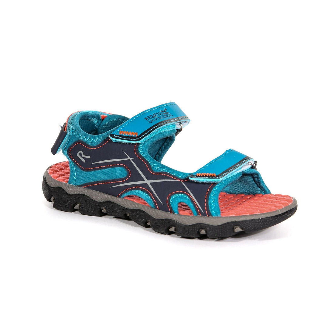 Regatta Kidsâ€™ Kota Drift Sandals - Enamel Fiery Coral - Towsure