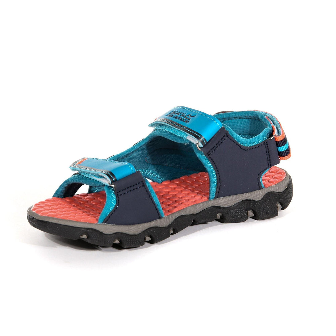 Regatta Kidsâ€™ Kota Drift Sandals - Enamel Fiery Coral - Towsure