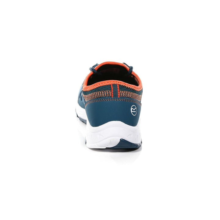 Regatta Kidsâ€™ Marine Sport II Trainers Sea - Blue Blaze Orange - Towsure