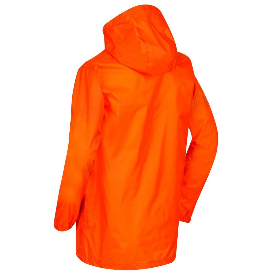 Regatta Kidsâ€™ Pack It Jacket III Waterproof Packaway - Blaze Orange - Towsure