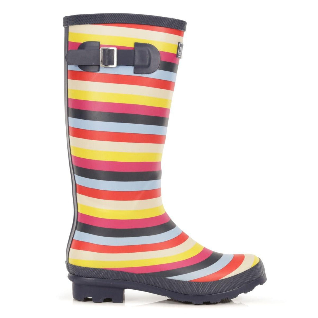 Regatta Lady Fairweather II Wellies - Multi Stripe - Towsure