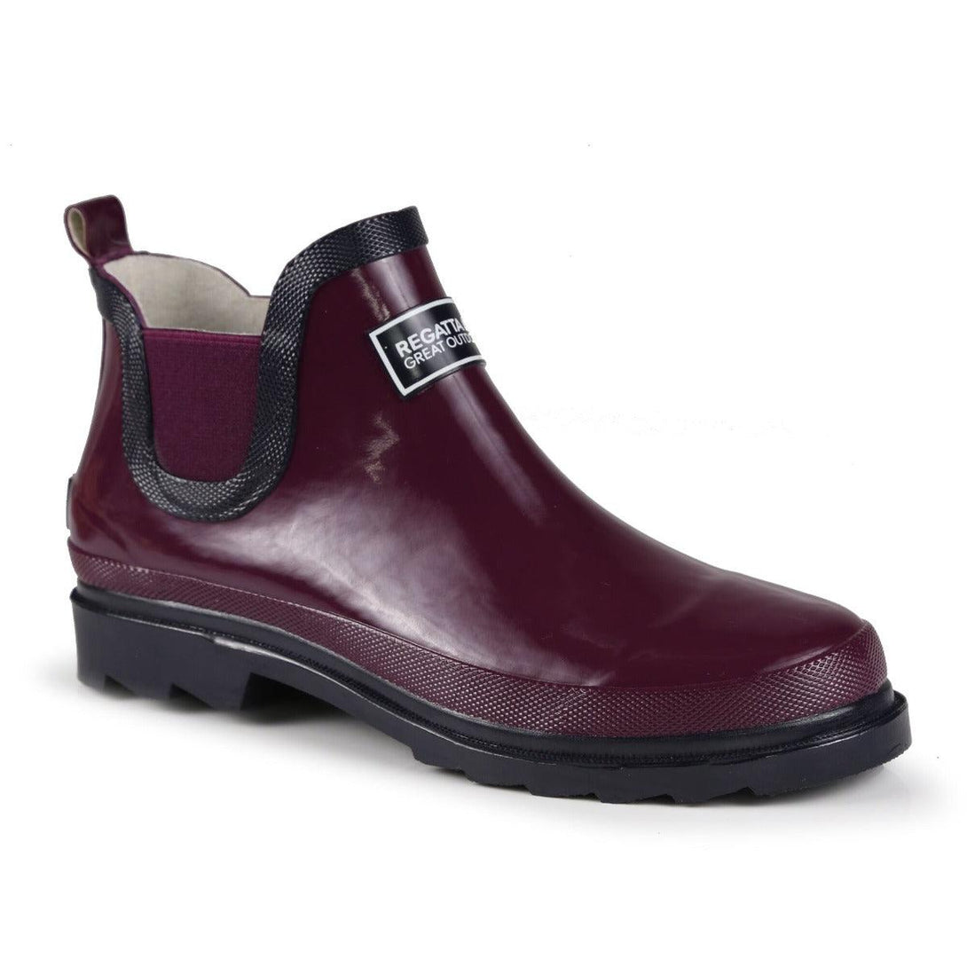 Regatta Lady Harper Ankle Wellies - Prune - Towsure