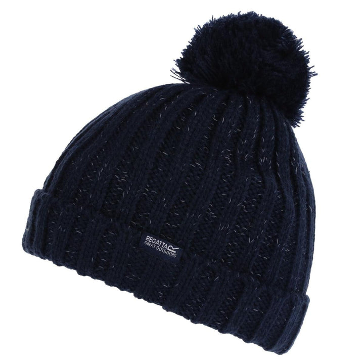 Regatta Luminosity III Reflective Bobble Hat - Navy - Towsure