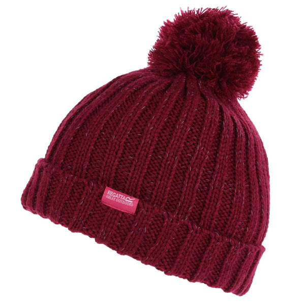 Regatta Luminosity III Reflective Bobble Hat - Raspberry - Towsure