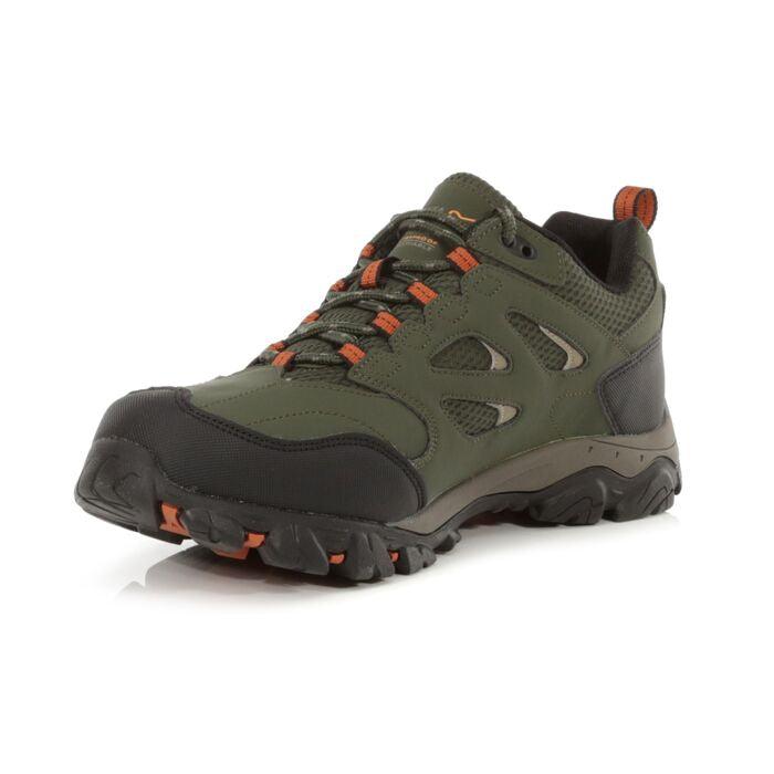 Regatta Men's Holcombe Waterproof Low Walking Shoes - Bayleaf - Towsure