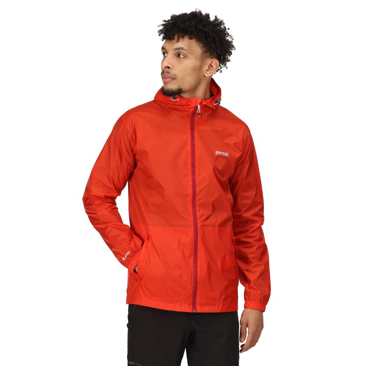 Regatta Men's Pack-It III Waterproof Jacket - Rusty Orange - Towsure