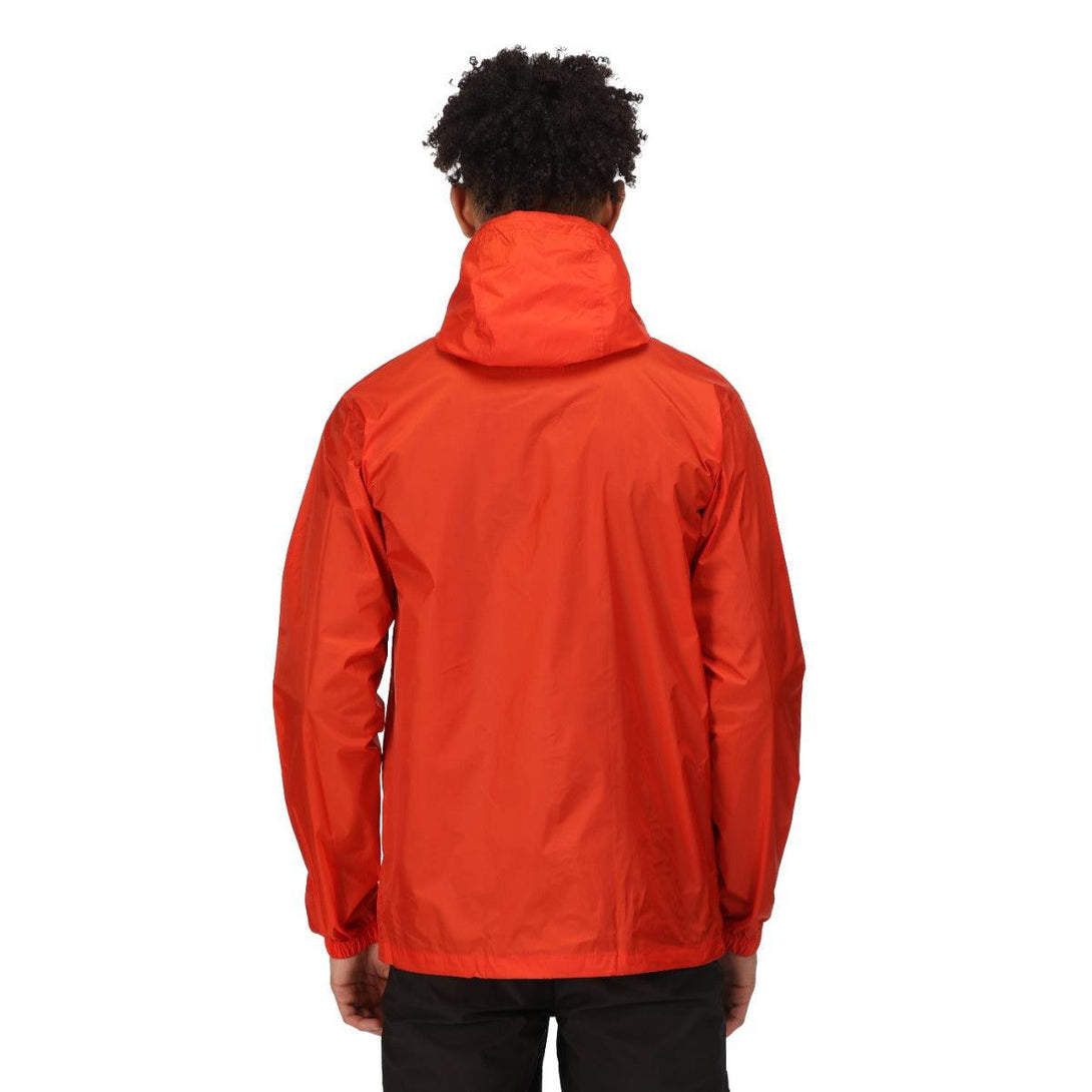 Regatta Men's Pack-It III Waterproof Jacket - Rusty Orange - Towsure