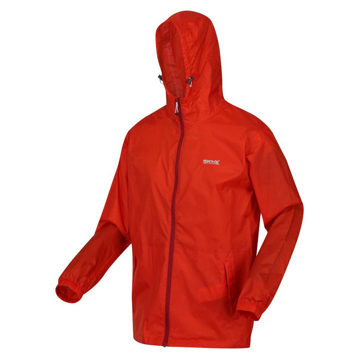 Regatta Men's Pack-It III Waterproof Jacket - Rusty Orange - Towsure