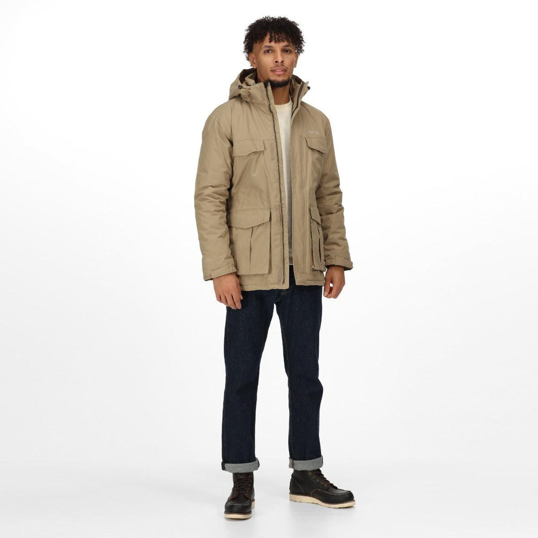 Regatta Men's Palben Waterproof Parka Jacket - Gold Sand - Towsure