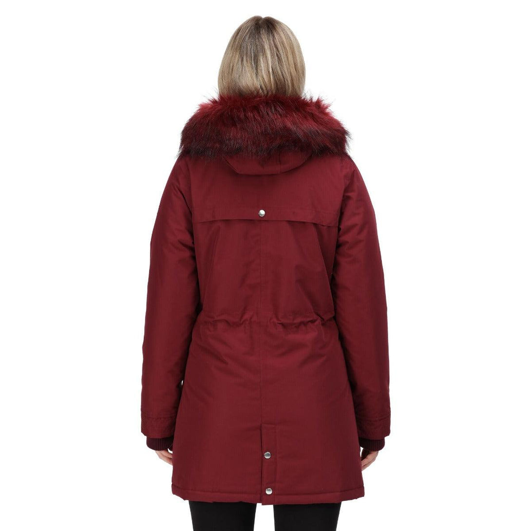 Regatta Samiyah Waterproof Coat - Claret - Towsure