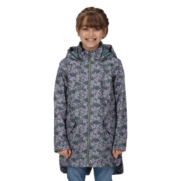 Regatta Talei Kid's Waterproof Jacket - Balsam Green - Towsure