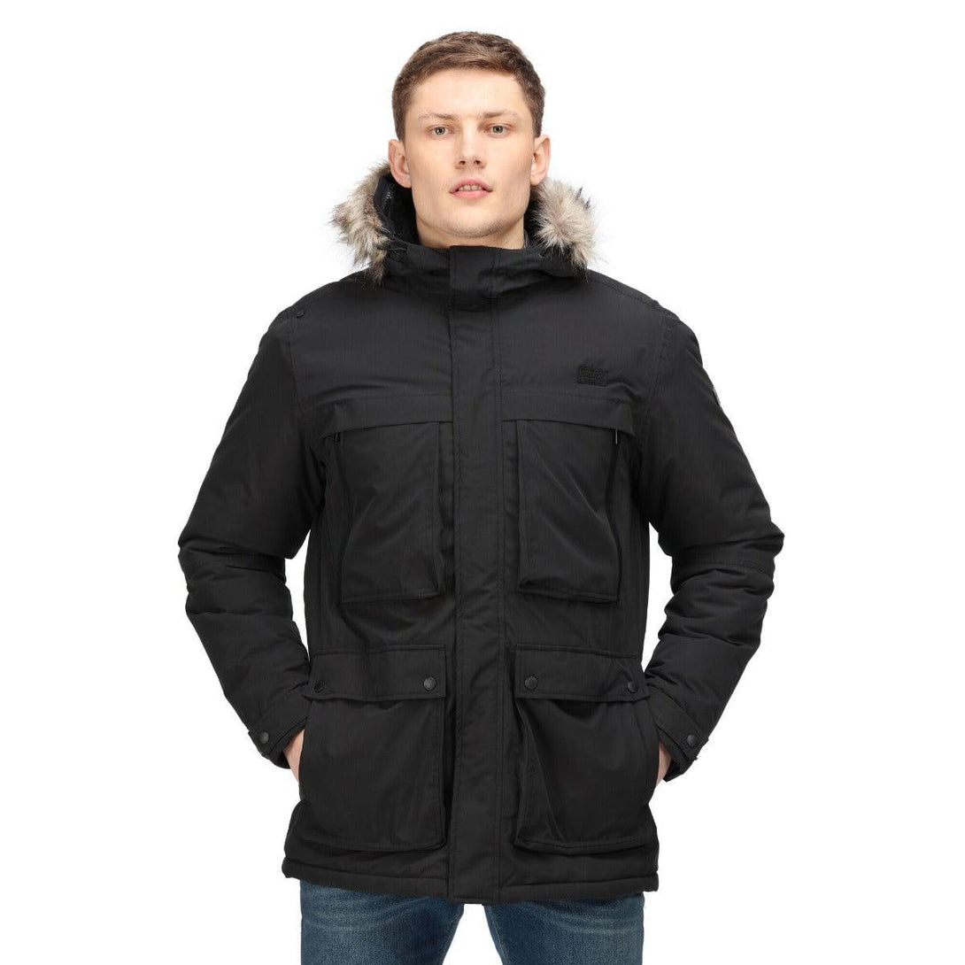 Regatta Volter Parka - Black - Towsure