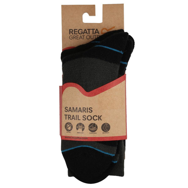 Regatta Women's Blister Protection II Socks - Black Ash