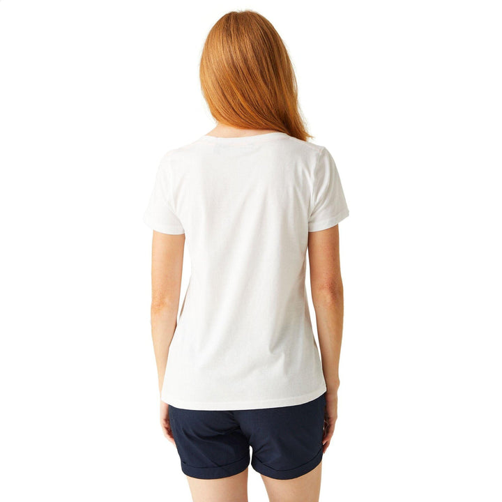 Regatta Women's Fliandra T-Shirt - White Floral - Towsure
