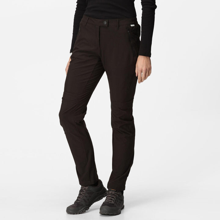 Regatta Women's Highton Stretch Walking Trousers - Black - Towsure
