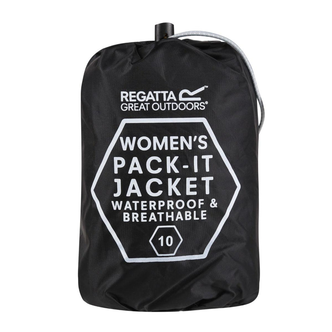 Regatta Women's Pack-It III Waterproof Jacket - Black - Towsure