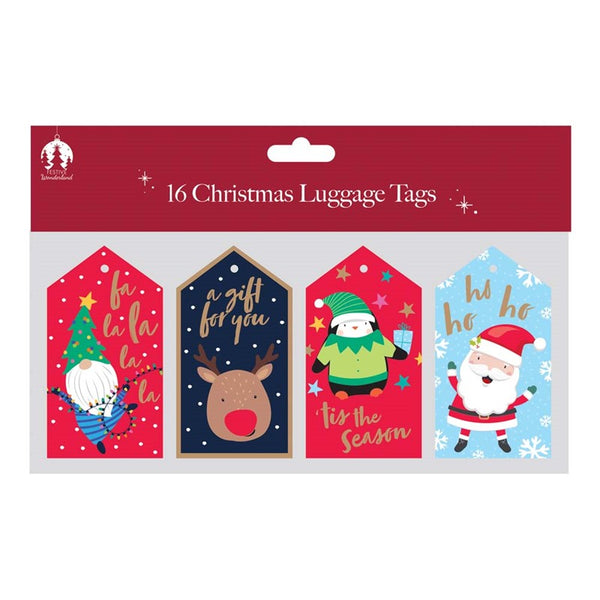 Christmas Gift Tags Cute Design - 16 Piece
