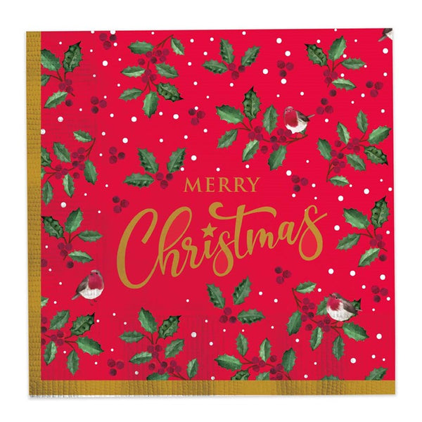Christmas Paper Napkins - 16 Piece