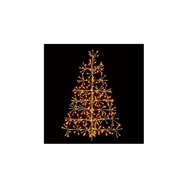 Premier 60cm Gold Tree Starburst With 144 Warm White Lights