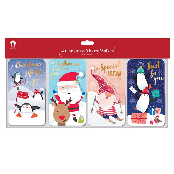 Money Wallets Cute Design - Pack of 4