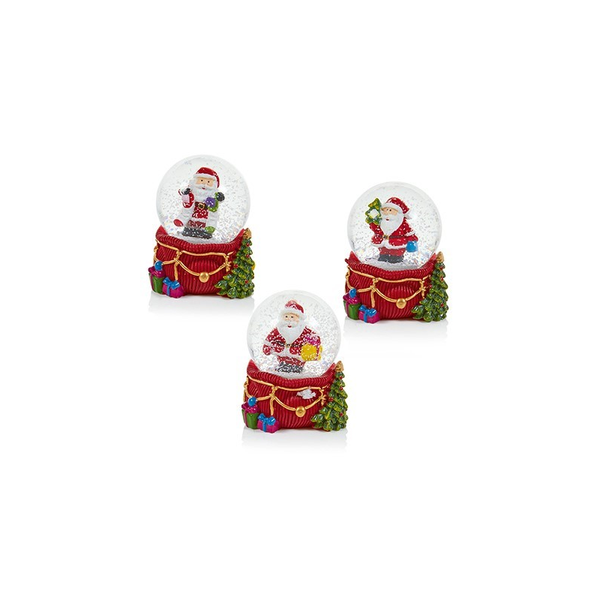 45mm Premier Santa With Red Sack Water Globe