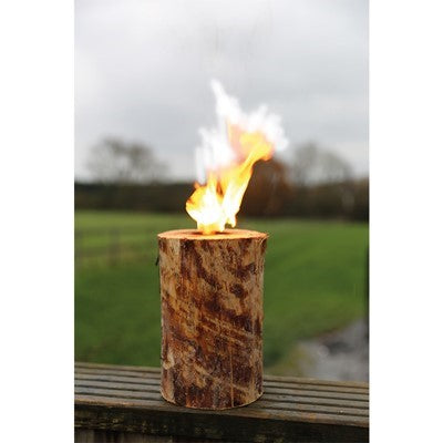 BBQ Log Candle