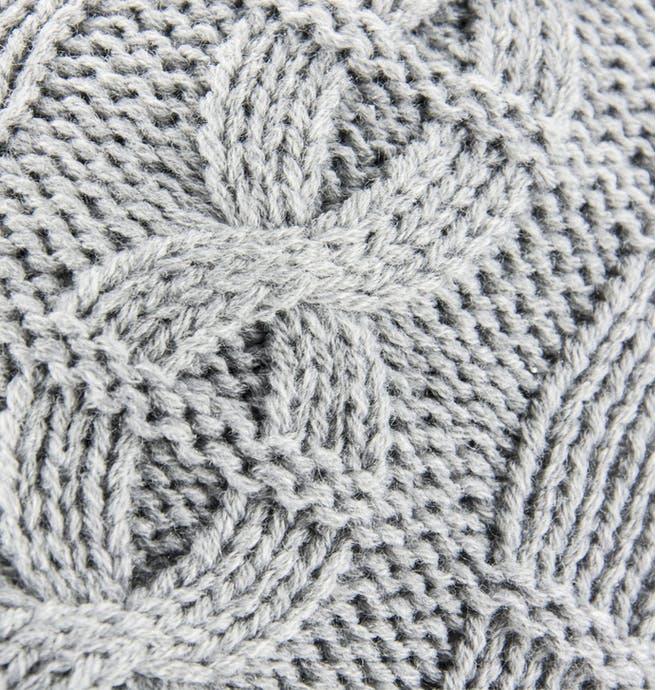 Sealskinz Waterproof Cable Knit Beanie Hat - Grey Marl - Towsure