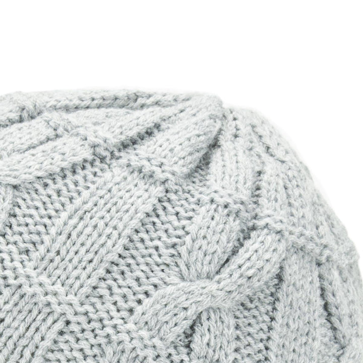 Sealskinz Waterproof Cable Knit Beanie Hat - Grey Marl - Towsure