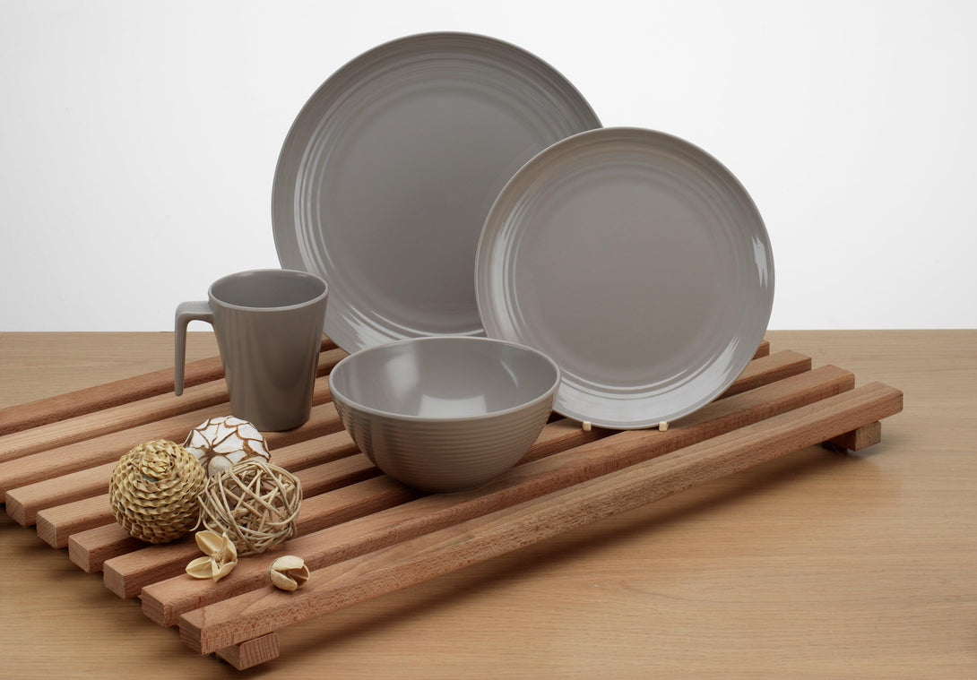 Seramika Latte 16 Piece Melamine Dinner Set - Towsure