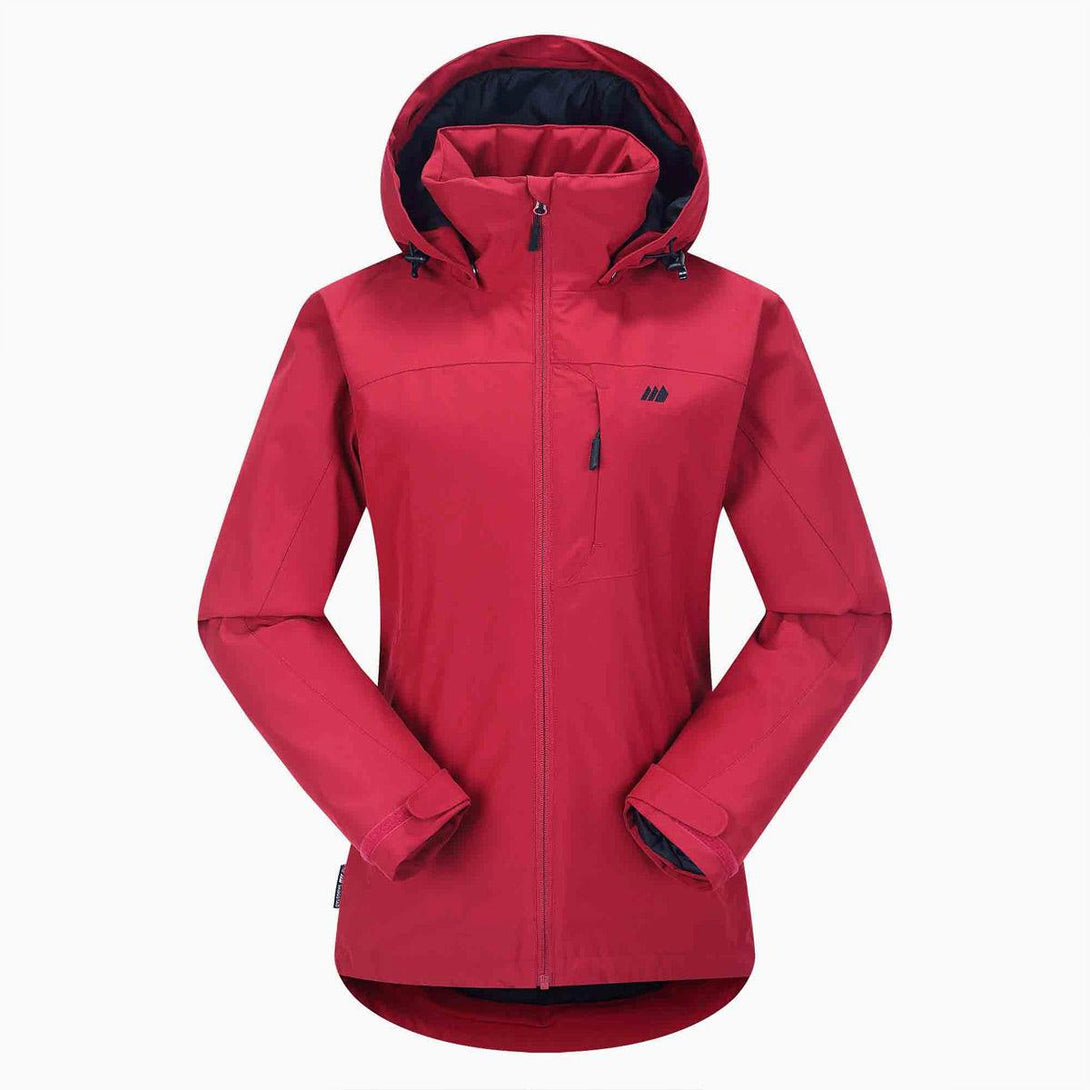 Skogstad Ryssdal Women's Quilted Jacket - Wine Red - Towsure