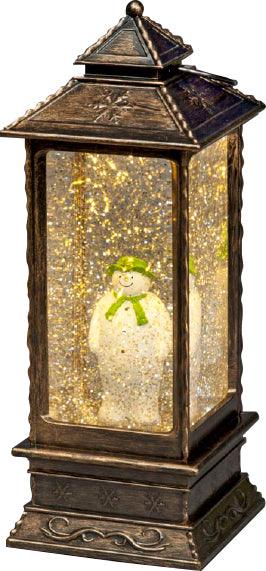 Snowtime B/O 28cm Copper Water Lantern With Warm White LEDs