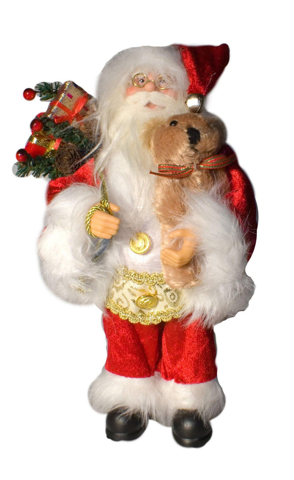 Standing Santa Claus Figure - 30cm