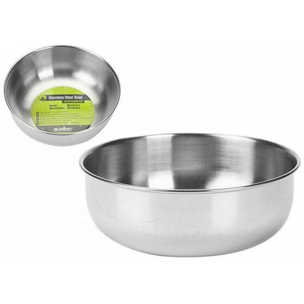 Summit Stainless Steel Camping Bowl - 14.5cm