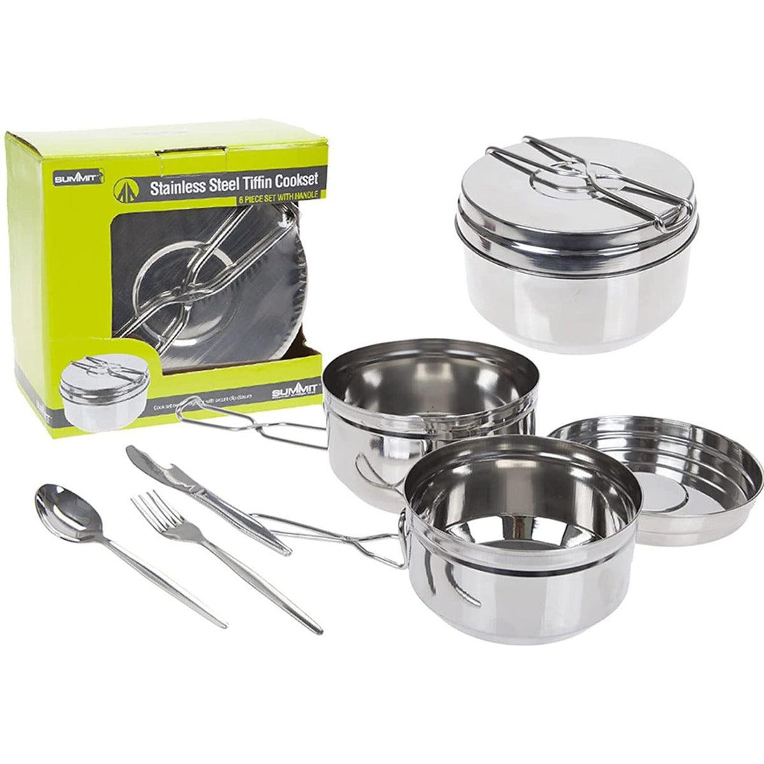 Summit Tiffin 6-Piece Camping Pan Cook Set - Towsure