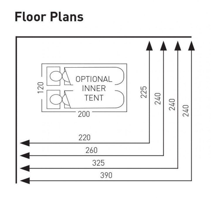 SunnCamp Swift Air SC 390 Awning - Towsure