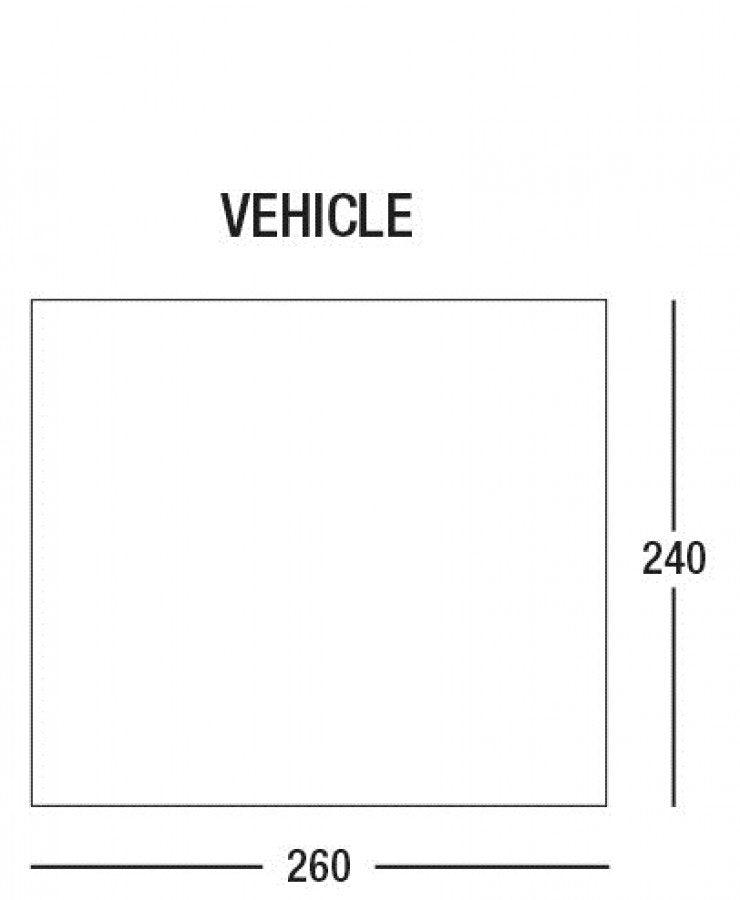 SunnCamp Swift Van Canopy 260 - Towsure