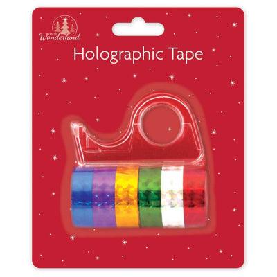 Tallon 6 Rolls Of Holographic Tape With Dispenser