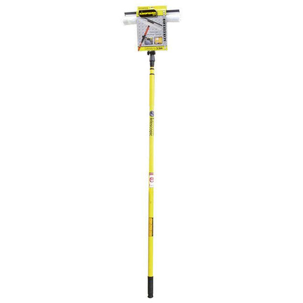 Telescopic 3.5m Window Cleaner - Brush And Squeegee